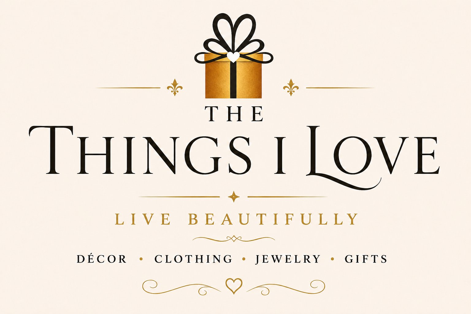 The Things I Love — Live Beautifully. Décor, clothing, jewelry, and gifts.
